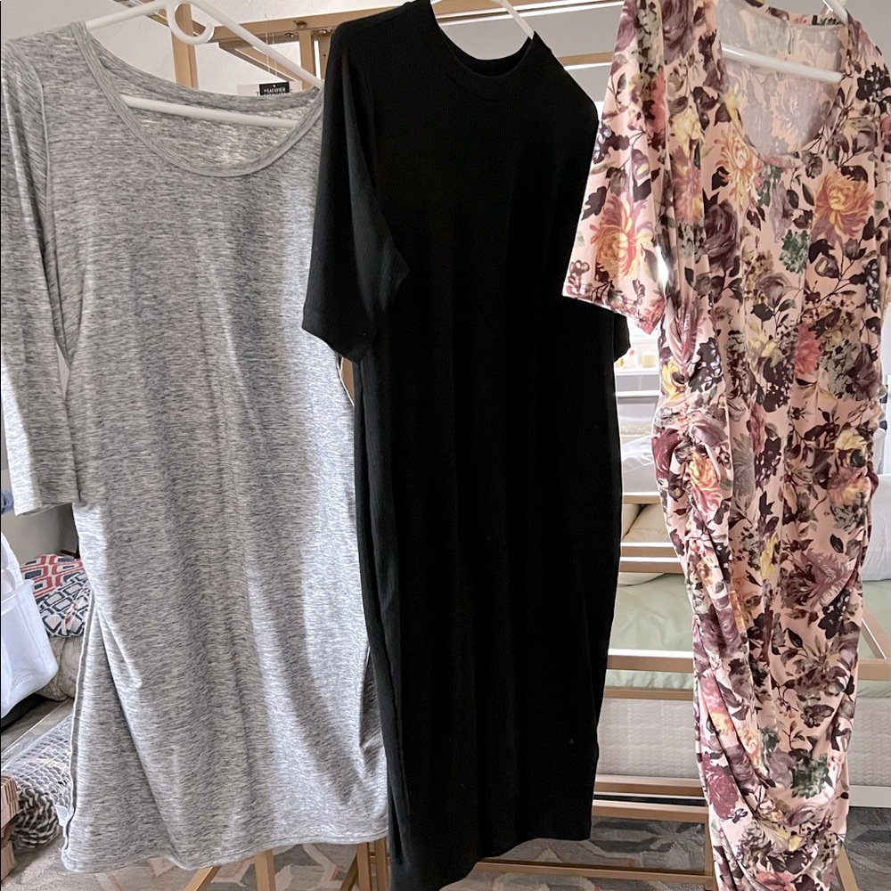 3 Maternity dresses - worn only a few times, great condition. Buy all together.